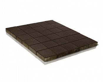 Тротуарная плитка Браер Лувр Коричневый 200х200
