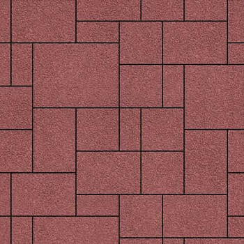 Тротуарная плитка Steinrus Инсбрук Альпен Винный Native 60 мм